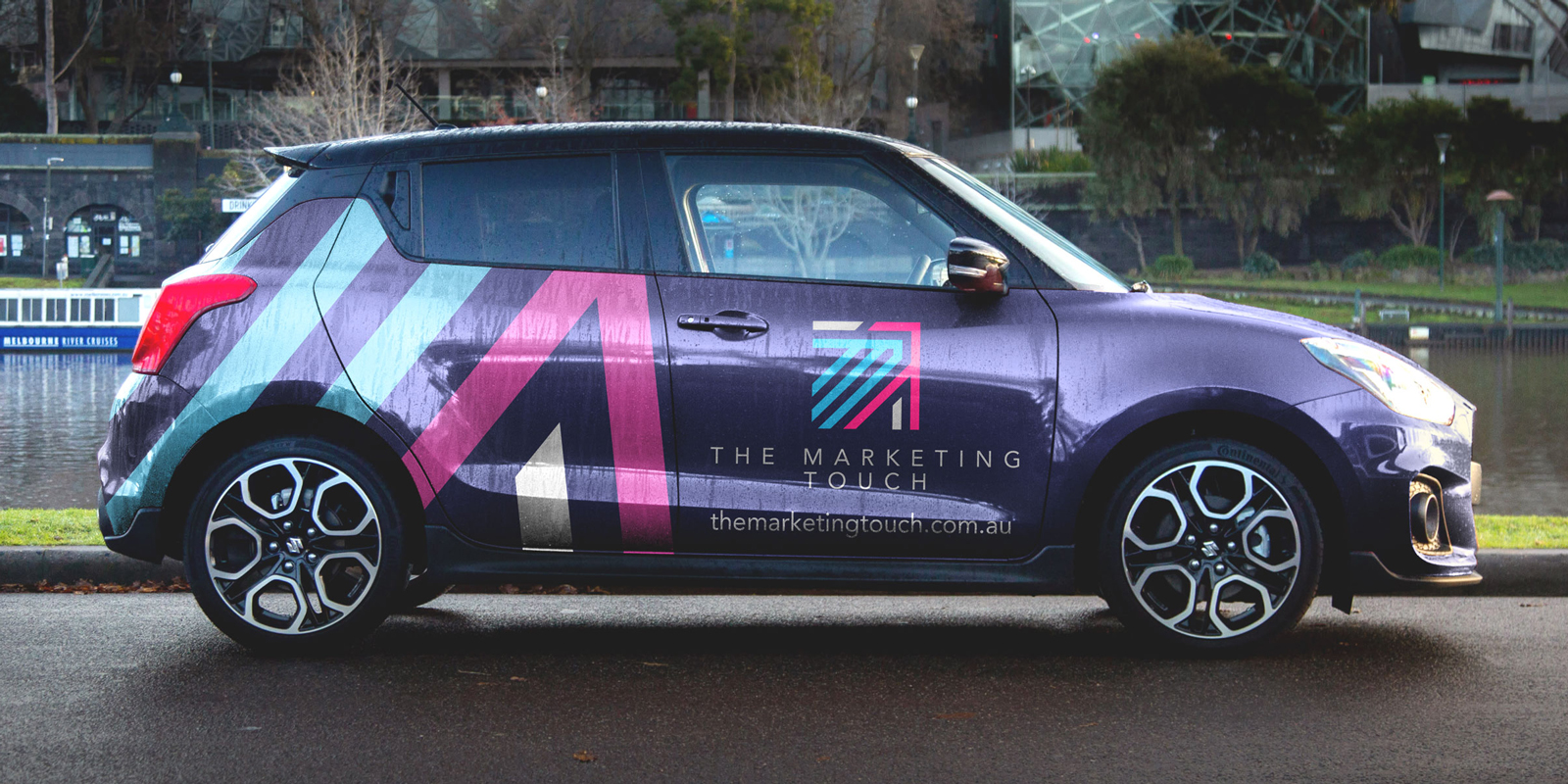 THE MARKETING TOUCH vehicle wrap 1